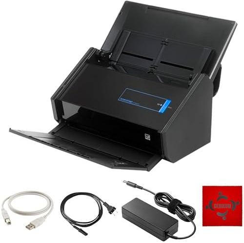 Gedikum Fujitsu IX500 ScanSnap USB High-Speed Cloud-fähiger Scanner für Dokumente, Fotos und Belege für Mac & PC – ADF mit Duplex-Scan-(Generalüberholt)