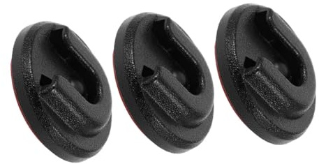 SOPOTUTU Perilla De Suspensión para Micrófono De Coche De 3 Piezas - Soporte Redondo Y Adhesivo para Micrófono CB con Clip Universal para Radio De Motocicleta con Clips Inalámbricos