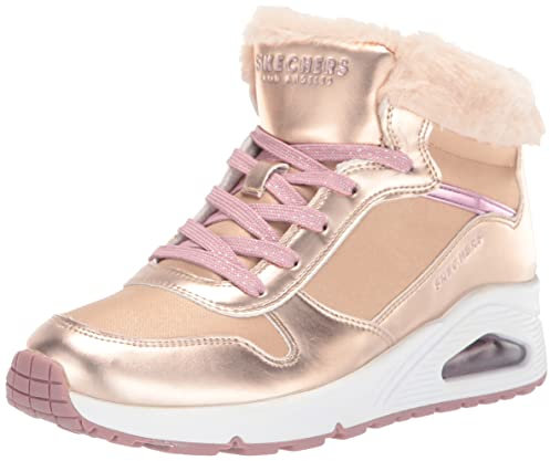 Skechers Uno Cozy On Air, Baskets hautes, Or rose, 38 EU
