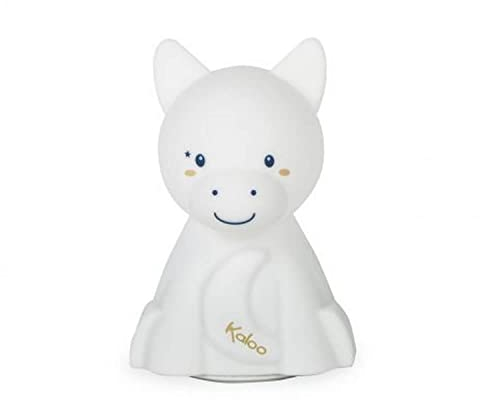 Kaloo - Home - Flexibles dreifarbiges LED-Nachtlicht 15 cm - Régliss' Anon - Taktiles Silikon - USB-Aufladung - 6h Autonomie, K970020