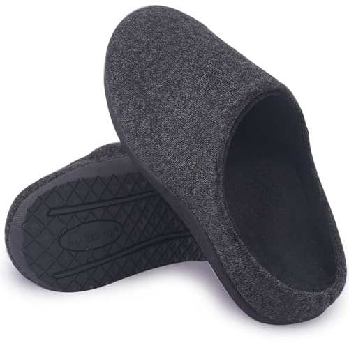 Git-up Zapatillas Ortopédicas para Mujeres y Hombres Zapatos de casa de Soporte para el Arco Suela de Goma Antideslizante, pies planos, fascitis plantar, dolor de pies, Negro 39