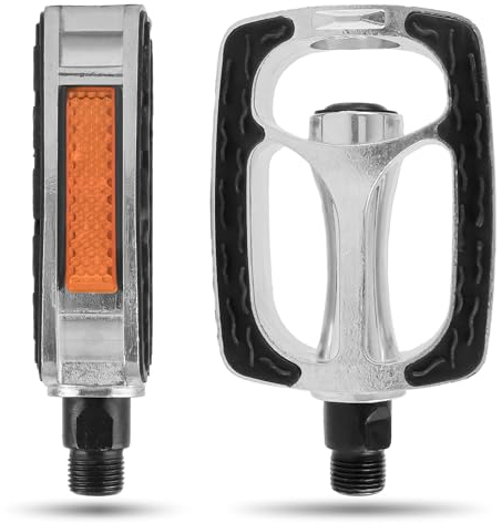 COEKI Fahrradpedale, 1 Paar Classic für City/Trekking, MTB Pedale Mit Reflektoren, Aluminiumlegierung, für Mountainbike, Rennrad Pedal