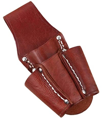 Organizer per attrezzi da elettricista, borsa da cintura per attrezzi Custodia tascabile in pelle resistente con 4 tasche per elettricista, borsa