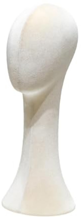 MotiveTech Tête de Mannequin Polyvalente Servant de Présentoir pour Colliers, Chapeaux, Bandeaux et Autres Accessoires de Coiffure, Style B