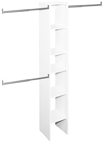 ClosetMaid 4867 SuiteSymphony 12-Inch Starter Tower Kit, Pure White