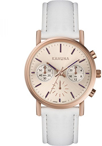 Kahuna Womens Chronograph Quartz Watch with PU Strap KLS-0384L