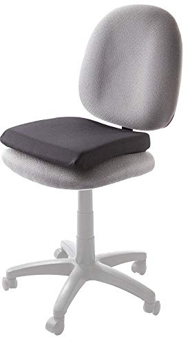 Kensington Memory Foam Seat Rest, High-Density Viscoelastic Foam, Pressure-Sensitive Support, Universal Compatibility (82024) Black
