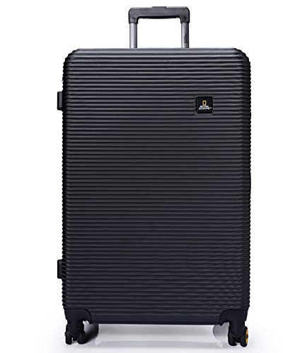 Nat Geo Abroad harde reiskoffer met 8 wielen M, 67 cm, Schwarz