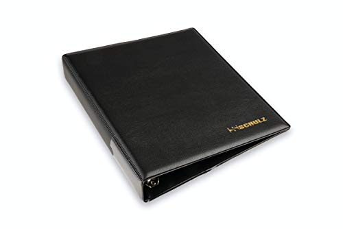 SCHULZ Universal Sammelalbum Kapazität 221 Münzen (black)
