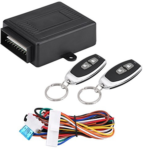 Qiilu Car Keyless Entry System, Universal Car Door Lock Keyless Entry System Central Locking Remote Control Kit