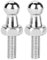 2 Piezas Tornillo M6 Soporte Perno Prisionero de Cabeza de Remolque de Bola para Usar con Amortiguadores de Gas Y Elevadores de Capó de Resorte de Aleación de Aluminio CNC