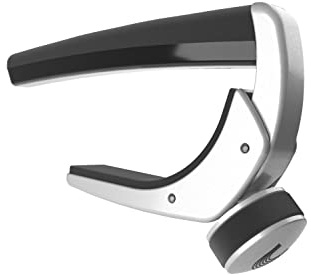 D'Addario Pro Plus Guitar Capo, Silver