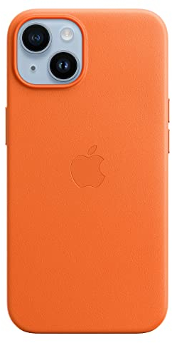 Apple Custodia MagSafe in pelle per iPhone 14 - Arancione ​​​​​​​