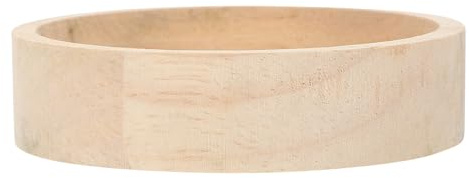 SHINEOFI Gamelle en Bois pour Petits Animaux, Mangeoire pour Hamster et Cochon d'Inde, Bol Beige Résistant Fonction Anti-débordement, pour Gerbils et Rats