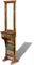 vidaXL Massivholz Garderobenspiegel Dielenspiegel Flurspiegel Badezimmer Antik