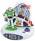 Lexibook Toy Story Disney Buzz & Woody Radio Projection Alarm Clock, Night Light, Projects Time on the Wall, Sound Effects, Runs on Batteries, White/Green, RP505TS, S