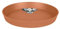Elho Loft Urban Soucoupe Ronde 17 - Soucoupe pour Extérieur - Ø 17.3 x H 2.4 cm - Marron/Terre Cuite
