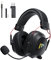 Mytrix Tac Master 2.4GHz Wireless Gaming Headset with Noise Canceling Microphone for PC, PS4, PS5, Mac, Bluetooth 5.3 Gaming Headphones with RGB Light, Surround Sound, 50H Battery (Black)