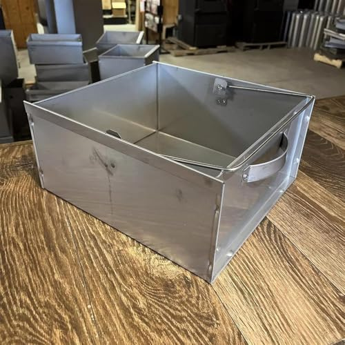 Coal Stove Ash Pan- Stainless Steel 12.5”x14”x6.5” CS0114,Replacement for Alaska OEM