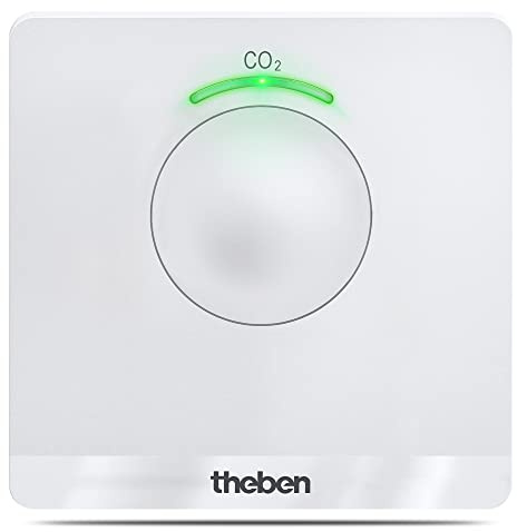 Theben 7169100 AMUN 716 transportabler CO2 Sensor I CO2 Luftgütemonitor I CO2 Melder I Ansteckung bei Erkältungen vermeiden