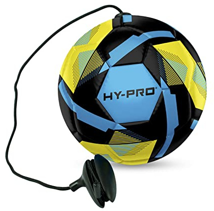 Hy-Pro Size 2 Football Soccer Adjustable Skills Trainer | Solo Practice Training Aid