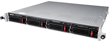 BUFFALO TeraStation 5420RN 4-Bay Business Rackmount NAS 64TB (4x16TB) with Hard Drives Included RAID iSCSI Network Storage File Server