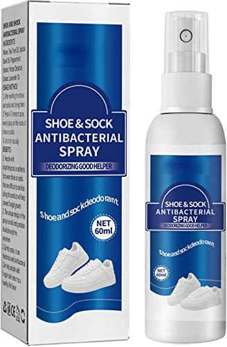 Shoe & Shock Antibacterial Deodorant Spray Foot Odor Eliminator Shoe Deodorizer,Muti-Purpose Foot Odor Control Odor Eaters for Shoes Sneakers Boots Sandals (1 Pcs)