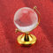 Mini Globus, Gold, Mini-Globus, Kristall, Rund, Erdkugel, Weltkarte, Kristallglaskugel, Kugel, Heimbüro, Dekoration (Gold)