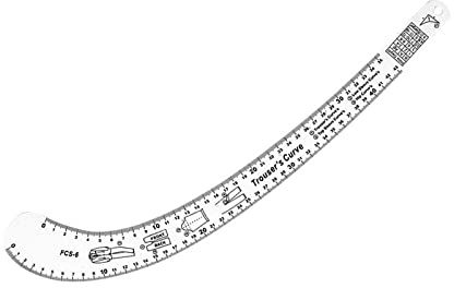 Regla curva francesa de costura, diseño de moda, para hacer pantalones curvos