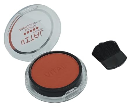 Powder Blusher for Women - Luminous Finish Blusher & Highlighter for Cheeks - blusher for women's (1, DEEP ROUGE, Standard)
