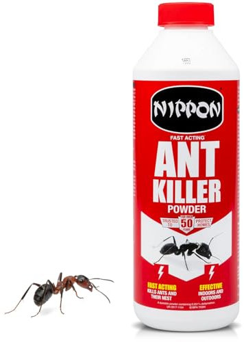 Nippon Ant Killer Powder Ant and Crawling Insect Killer for Indoor and Outdoor Use 500g