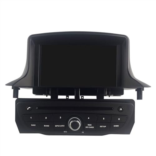 Jodriva DSP Carplay 1 Din Android 11 Bil DVD-spelare Megane 3 Fluence 2009-2015 WIFI GPS Radio Multimedia Ratt Stereo DSP Bil videospelare(Schwarz)