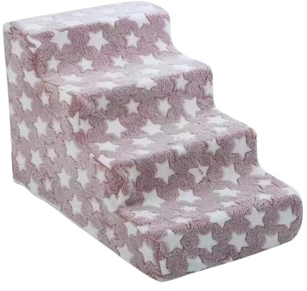 SVCEQZE Escaleras para Mascotas – Rampa para Gatos Ancianos | Escalera Antideslizante Desmontable para Mascotas para Sala de Estar, Estudio, Dormitorio, vehículo, alféizar de la Ventana, Cama, sofá