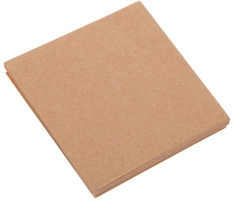Housoutil Carta per Hamburger Quadrata 10X10 CM 100 Fogli Carta da Forno Alimentare Antiaderente per Polpette Separatore per Barbecue Ristorante Picnic Festa