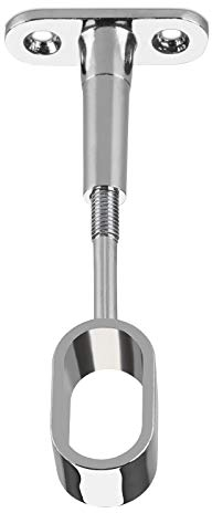 2 x Supports Moyens Pour Tringles à Vêtements Ovales 30 x 15 mm Supports de Barre d'Armoire Porte-Tube d'Armoire