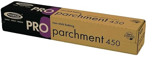 Prowrap - Rollo de pergamino profesional para hornear, 450 mm x 50 m, paquete dispensador