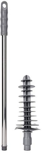 Sugoyi Toilet Plunger, Long Handle Toilet Plunger Bathroom Blockage Unblocker Flexible Head Clog Remover Dredge Tool Plunger Brush