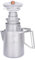 iBasingo 1.5L Titan Kessel Camping Kaffee Tee Kanne Barista Wasserkocher Kaffeemaschine Outdoor Reisen Picknick Garten Lagerfeuer Herdplatte Schnellbrühkessel 500ml Tasse Kleine Becher Set Ti3129D