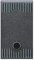Pulsante Unipolare Nc+Na Noir AVE 45325
