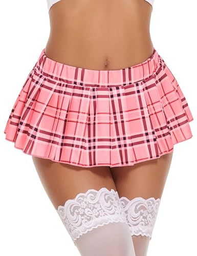 Avidlove Minifaldas para Mujer, Faldas Lisas, Falda Plisada, Falda Plisada, Minifalda Corta, Falda Skater Vintage para niñas