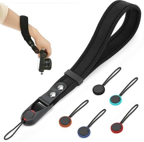 YushengTai Kamera Handschlaufe, Universelle Kameragurt Schnellverschluss Verstellbare, Neopren Handgelenkschlaufe Kamera Schlaufe für DSLR, Zubehör