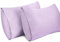 Lirex 2er Pack Kissenbezug 50 x 70 cm - 100% Baumwolle Kissenbezüge-Anthrazit-Kissenhülle-Hypoallergen, Oeko-TEX Zertifiziert, Violett