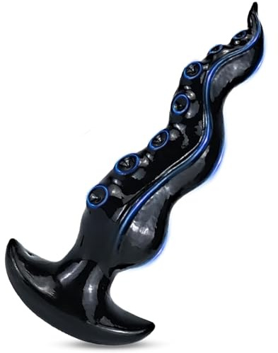 BDSMYOU Plug Anal Gode Anal de Fantasy,Sex Toys Godemichets Gode Plug Anale pour Massage Stimulation Vaginale,Sex Toýs Couple,Godes Ceintures(Noir, S)