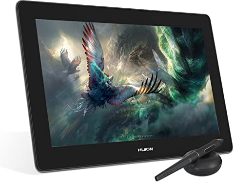 HUION Kamvas Pro 16 Plus 4K-Grafiktablett mit Display, HUION 4K 15,6 Zoll UHD-Display, vollständig laminierter Zeichenmonitor für PC/Mac/Android, ideal für professionelle Designer und Künstler