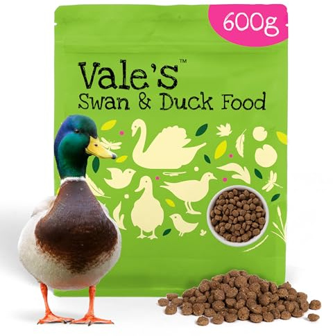 Vale’s™ Swan & Duck Food 600g – Floating Feed for Wild Ducks – Suitable and Nutritious Duck and Swan Food – Perfect Alongside Their Natural Diet - Bird Feed for Waterfowl