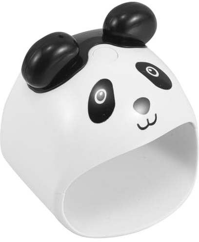 Healifty Portable Mini Gel Polish Lamp USB Nail Dryer Handheld Nail Curing Light with Panda Design for Fast Drying and Travel Use