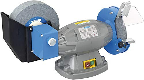 Fervi S503 Meuleuse combinée d'établi avec meule à eau et meule à sec