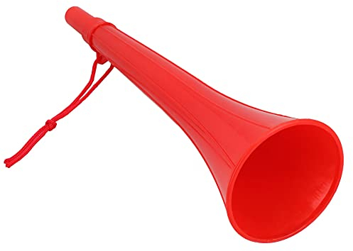 AB Tools Signalhorn für Schiffe, Trompete, Notfall - Rot, Kunststoff, 110 dB, Schiffs-Signalhorn