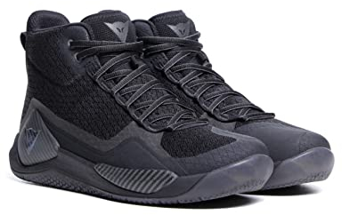 Dainese - Atipica Air 2 Shoes, Sommer Motorradschuhe, Mesh Gewebe, Schützende Verstärkungen, Groundtrax Asymmetrische Sohlen, Schuhe Für Herren, Schwarz/Carbon, 42