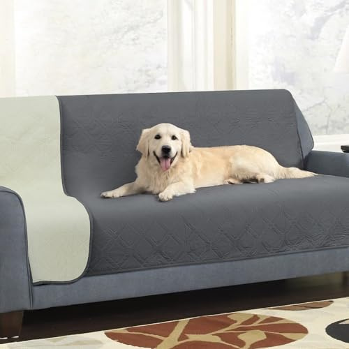 Luvore Funda Impermeable para Sofá, Funda para Cama, Funda para Mascotas, Funda para Muebles de Sofá, Lavable a Máquina, Apta para Perros, Gatos, 137x208cm